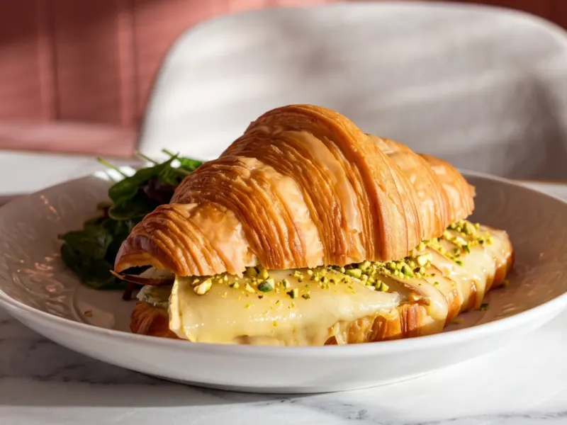 Brie and Pear Croissant