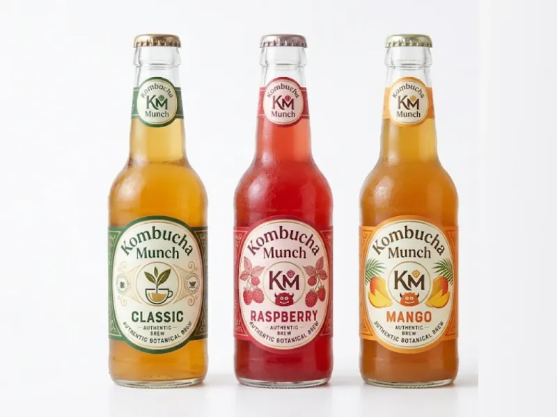 Kombucha Munch Classic / Raspberry / Mango