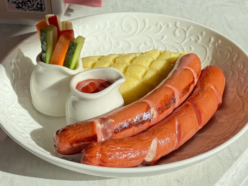 Mashed Potatoes with Sausages