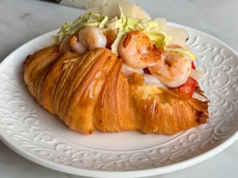 Shrimp Caesar Croissant