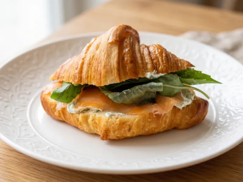 Smoked Salmon Croissant